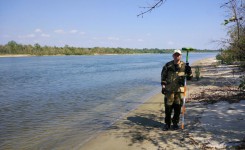 Вынос в натуру зоны подтопления при строительстве Багаевского гидроузла на реке Дон